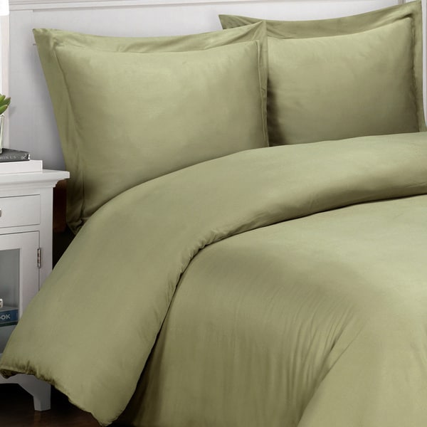 Shop Superior 500 Thread Count Cotton Sateen Duvet Cover Set Free