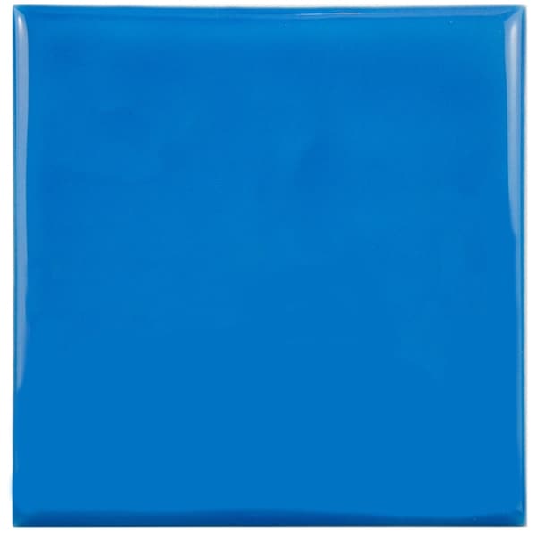 SomerTile 3.75x3.75-inch Curve Square Blue Sky Ceramic ...