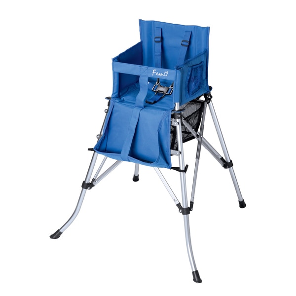 blue high chair
