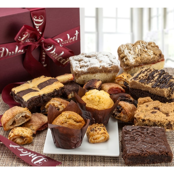 Dulcet's Gourmet Assorted Bakery Pastry Deluxe Gift Basket