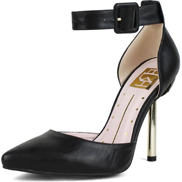 Shop Fahrenheit Women's Brenda-01 High Heel Pointed Toe Ankle Strap ...