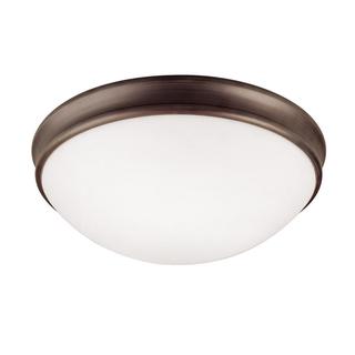 3-light Oil Rubbed Bronze Flush Mount Mixture