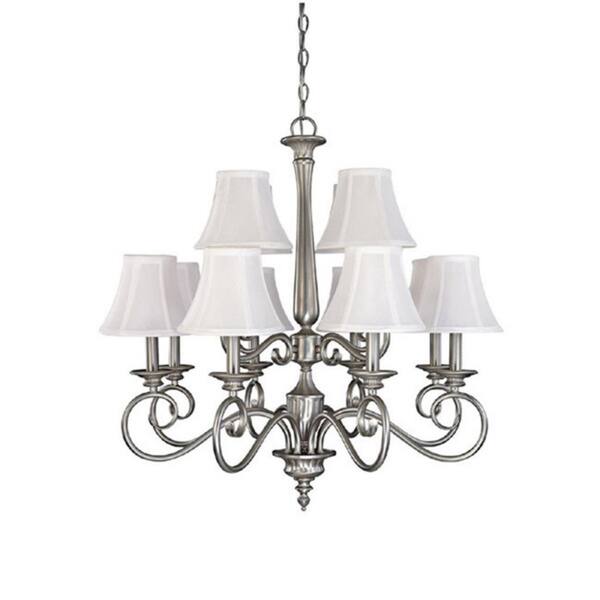 Capital Lighting Hammond Collection 12light Matte Nickel Chandelier