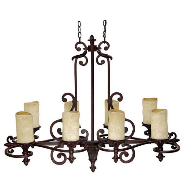 Capital Lighting Hammond Collection 8light Mediterranean Bronze