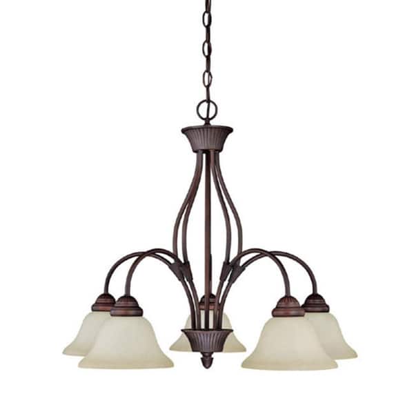 Capital Lighting Hammond Collection 5light Mediterranean Bronze