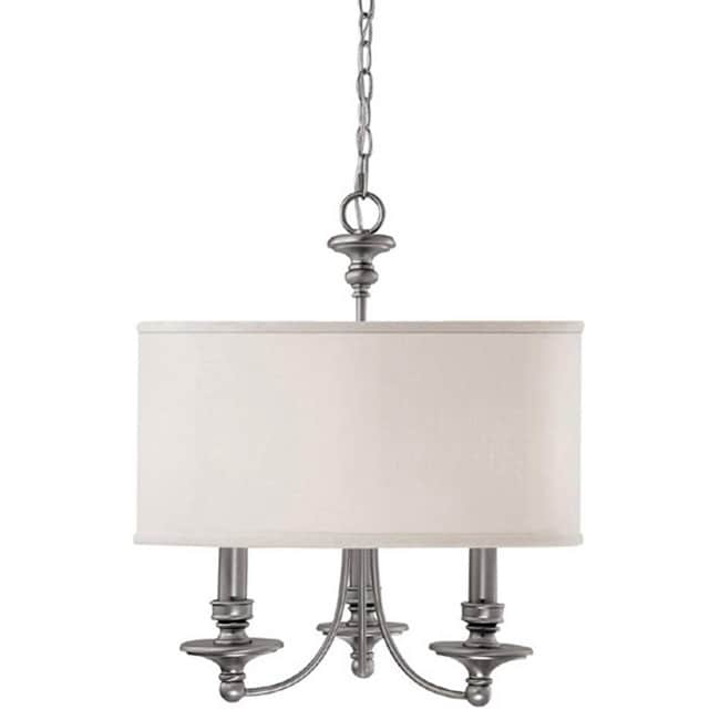 Capital Lighting Midtown Collection 3-light Matte Nickel Chandelier - Chandeliers For Bedrooms by Overstock.com