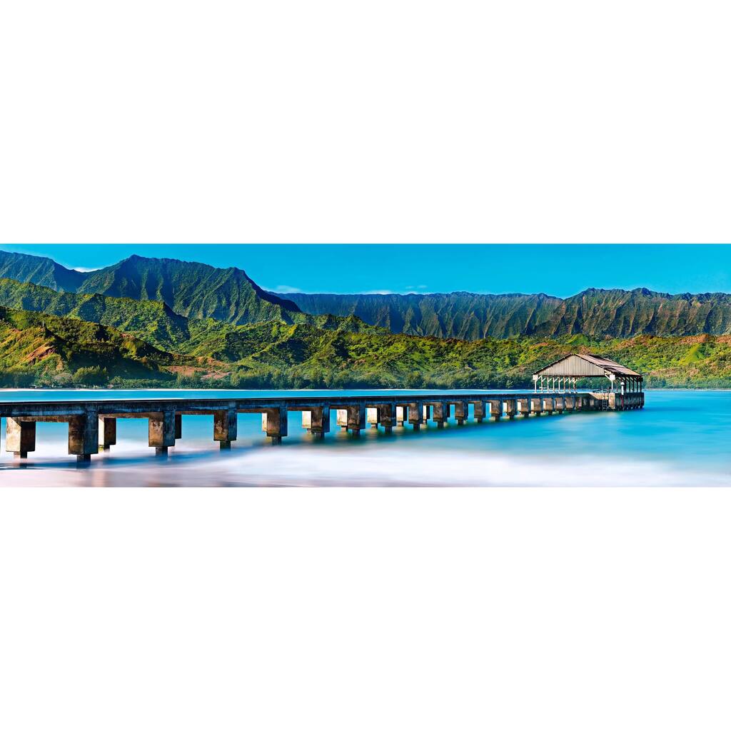 Haim Laferie 'Hanalei Pier' Plexi Photography - Multi