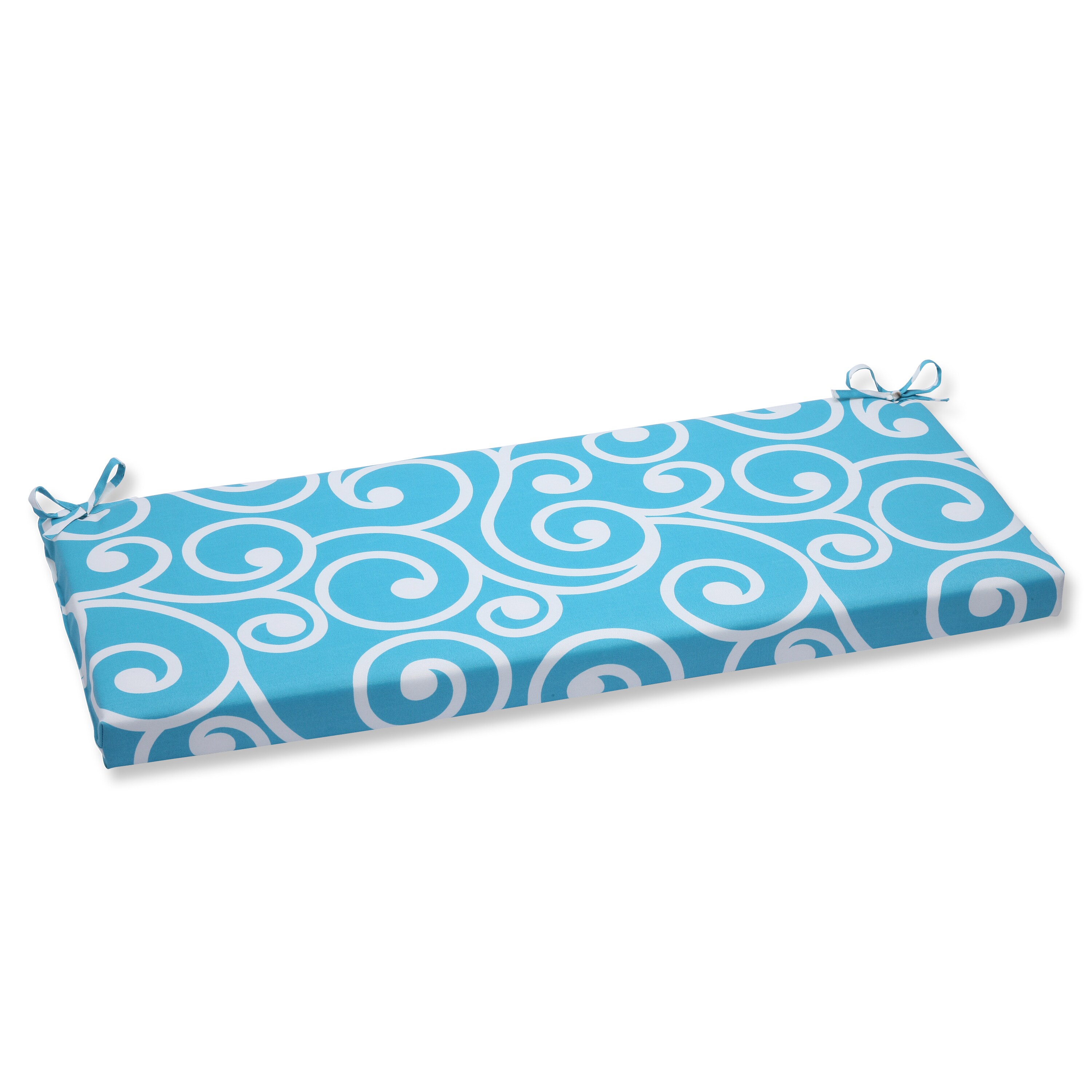 turquoise bench cushion