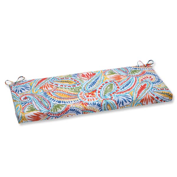 Cuscino Per Chaise Lounge Esterno Pillow Perfect | Paisley Multicolore, Antitempo, Con Lacci