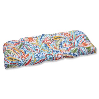 Pillow Perfect Solid 21 x 28.5 Outdoor Chaise Lounge Cushion in Orange Solid 503950 - The Home Depot