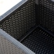 Abbyson Newport Outdoor Black Wicker Storage Ottoman - Thumbnail 2
