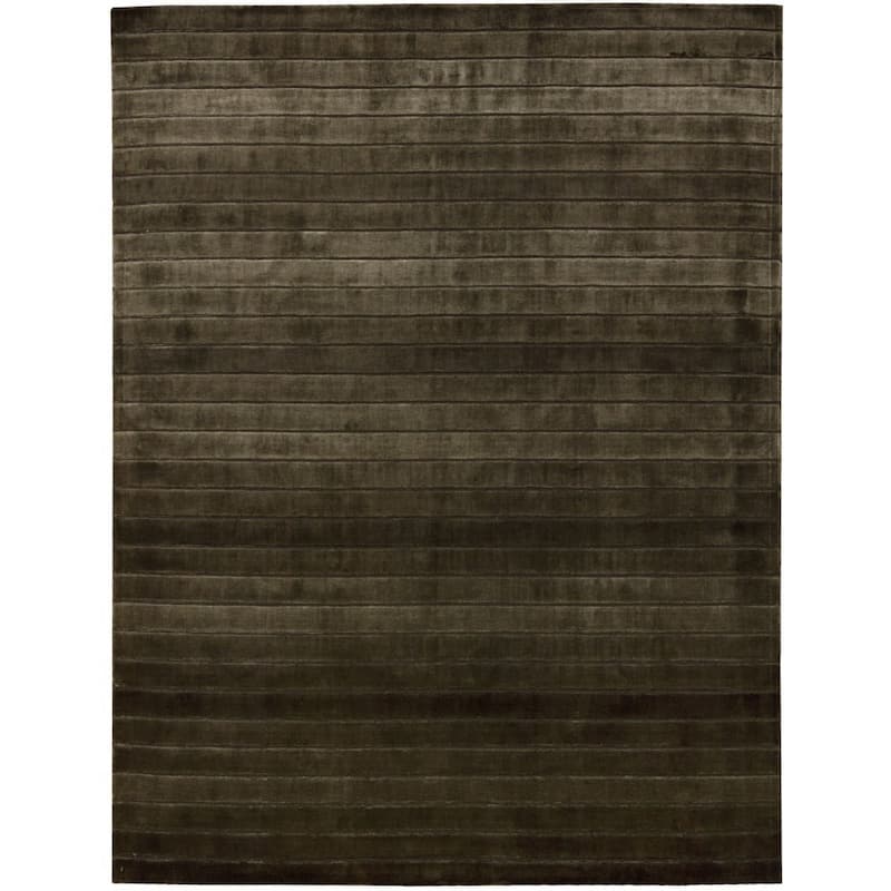 Nourison Aura Area Rug - 9'6" x 13' - Brown - Rectangle