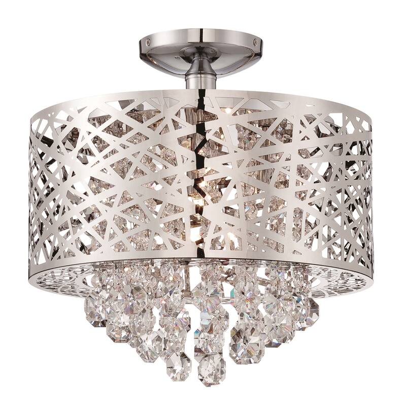 Lite Source Benedetta 4-light Semi-flush Mount