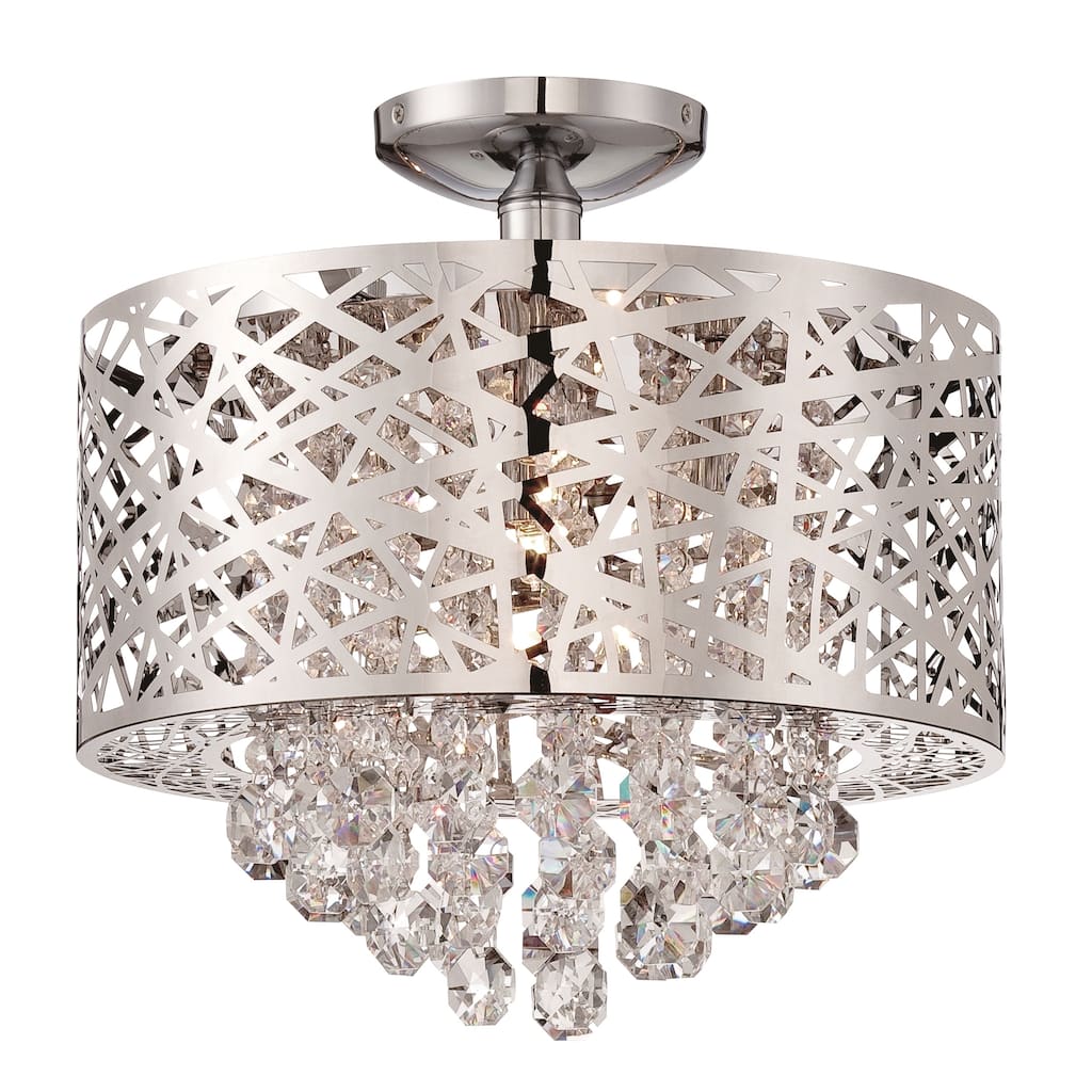Lite Source Benedetta 4-light Semi-flush Mount