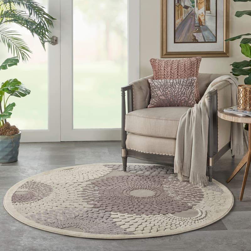 Nourison Graphic Illusions Abstract Textured Area Rug