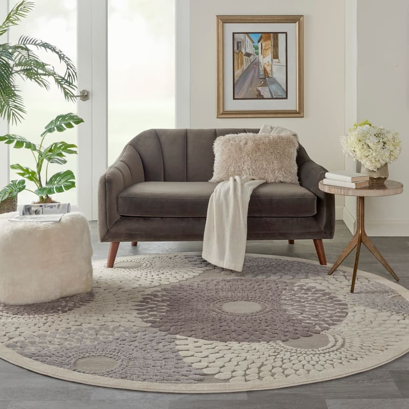 Nourison Graphic Illusions Abstract Textured Area Rug
