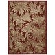 preview thumbnail 1 of 19, Nourison Graphic Illusions GIL19 Area Rug 3'6" x 5'6" - Red