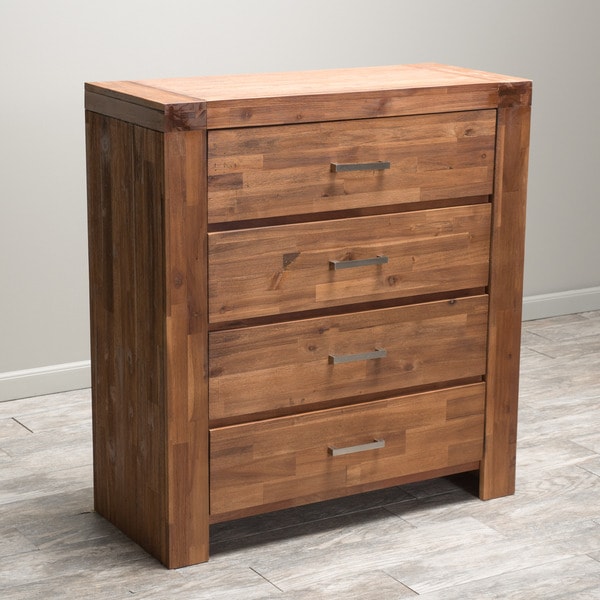 Shop Montero Four Drawer Java Cabinet by Christopher Knight Home - Free ...