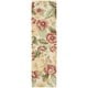 preview thumbnail 5 of 7, Nourison Fantasy Transitional Floral Area Rug 2'3" x 8' Runner - Cream - Runner/Rectangle