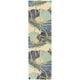preview thumbnail 22 of 37, Nourison Fantasy Abstract Floral Area Rug 2'3" x 8' Runner - Ivory/Aqua - Runner/Rectangle