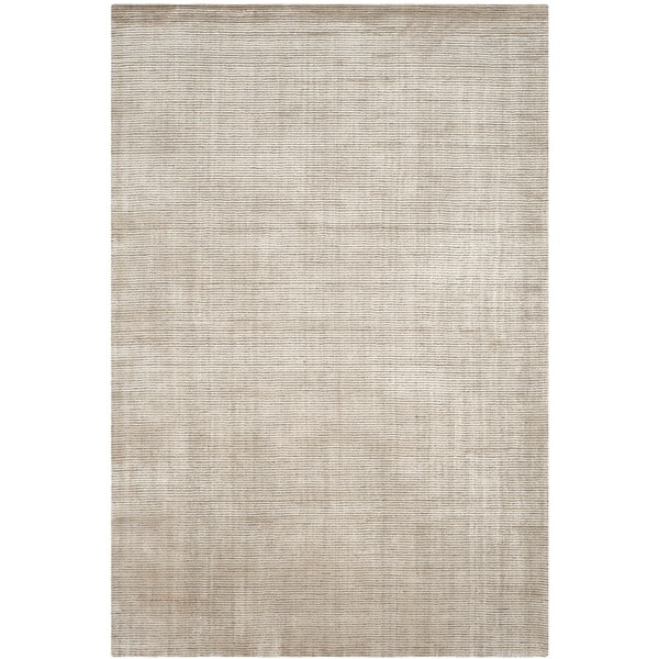 Safavieh Handmade Mirage Modern Silver Wool/ Viscose Area Rug - 8' x 10'