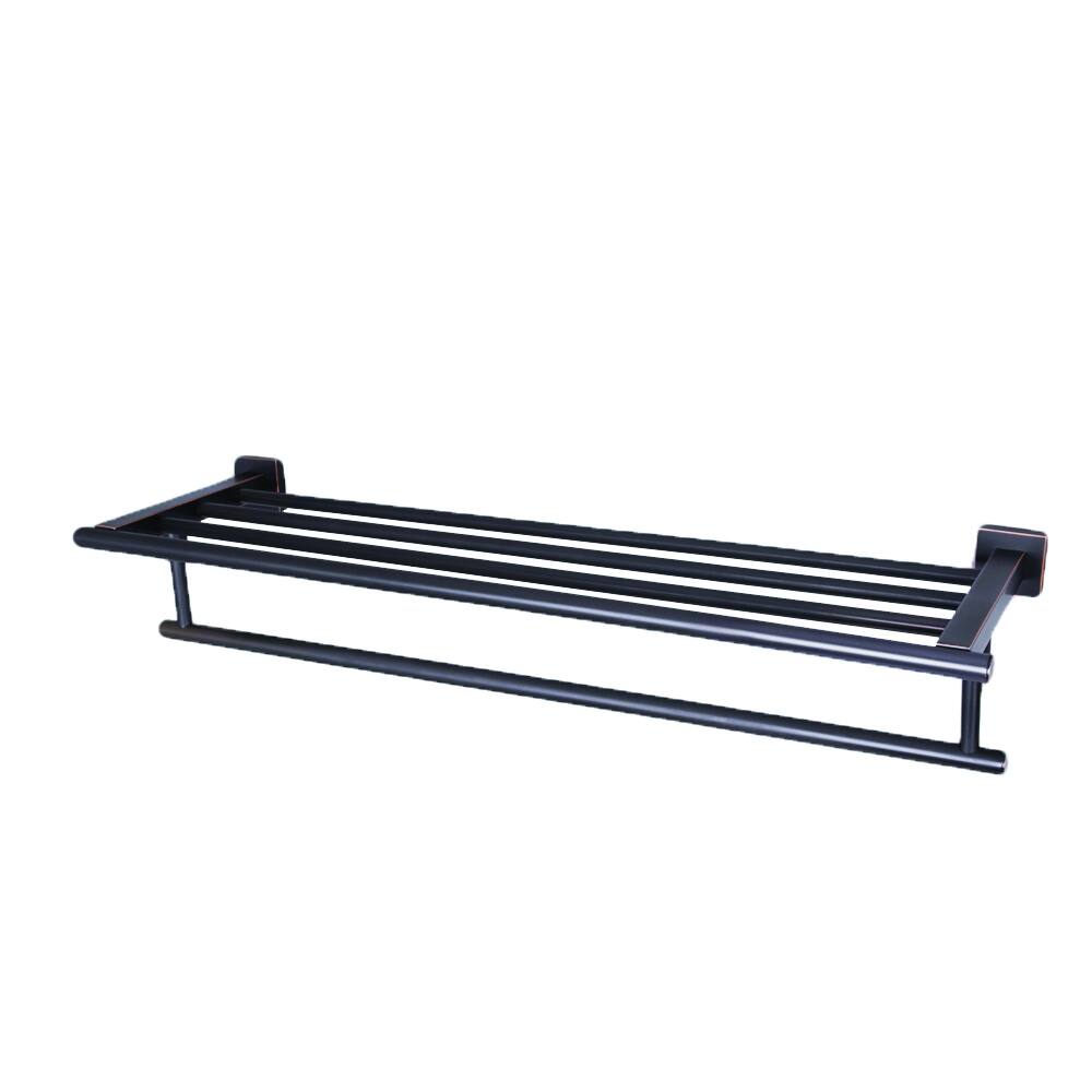 VIGO Allure Hotel-Style Rack and Towel Bar in Antique Rubbed Bronze