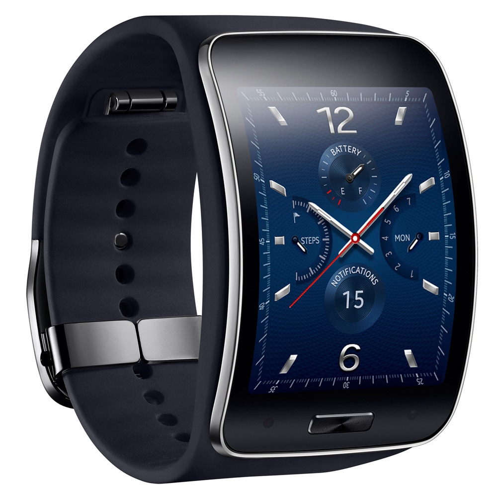 Samsung Galaxy Gear S R750 Curved Super AMOLED Display Smart Watch