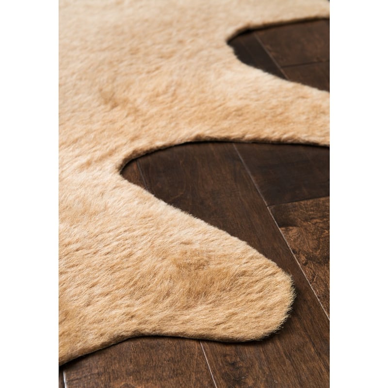 Alexander Home Yosemite Faux Cowhide Area Rug