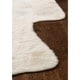 preview thumbnail 3 of 4, Alexander Home Ivory Faux Cowhide Area Rug