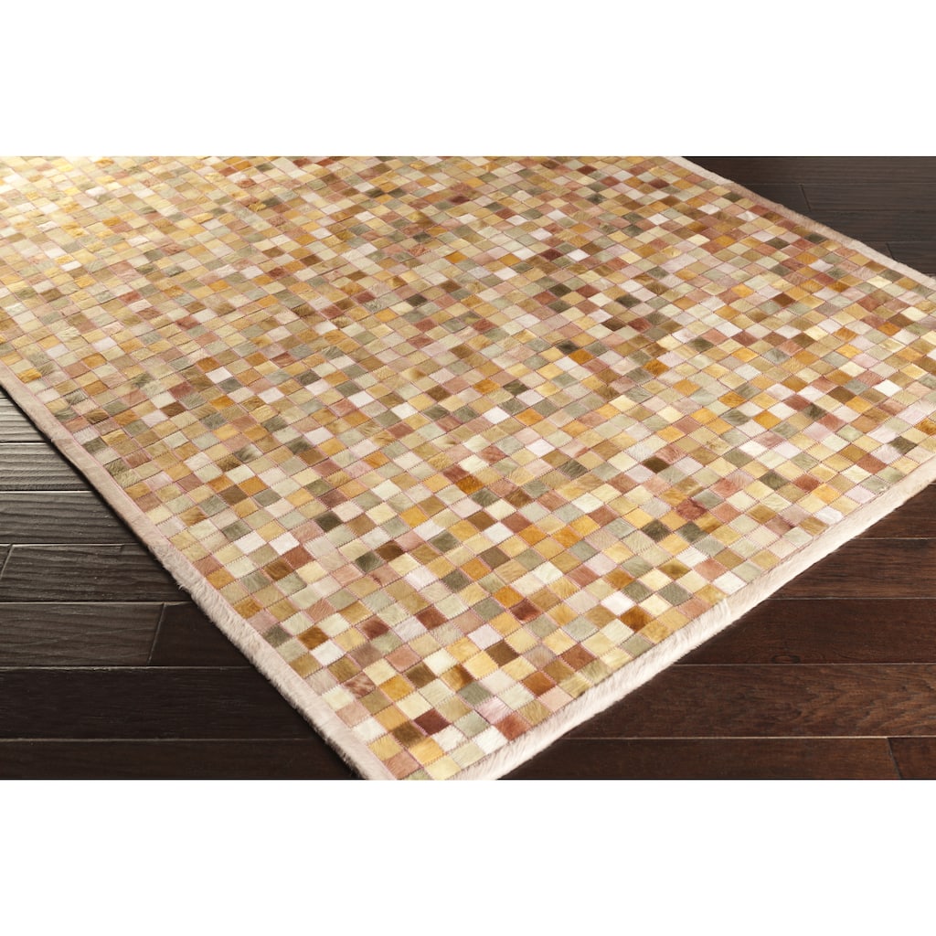 Handmade Kelty Animal Cotton Area Rug - 8' x 10' - 8' x 10'