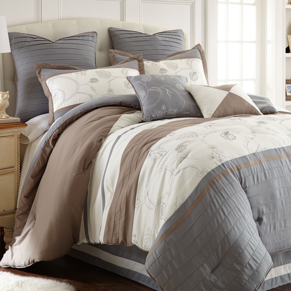 Shop Amraupur Overseas Winter Frost 8-piece Comforter Set - Free