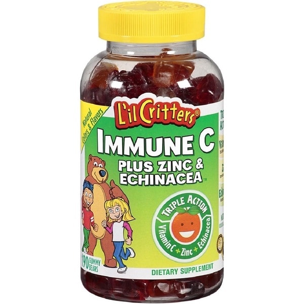 L'il Critters Immune C Plus Zinc and Echinacea Gummy Bears (190 Count