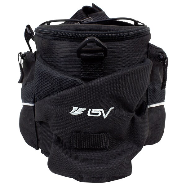 BV Bike Commuter Carrier Trunk Bag with Velcro Pump Attachment Small Water Bottle Pocket /& Shoulder Strap BV USA Enterprises BV-BA1