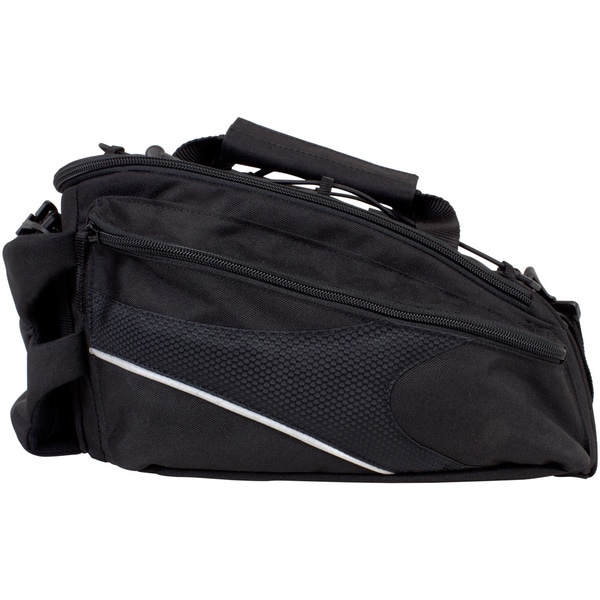 BV Bike Commuter Carrier Trunk Bag with Velcro Pump Attachment Small Water Bottle Pocket /& Shoulder Strap BV USA Enterprises BV-BA1
