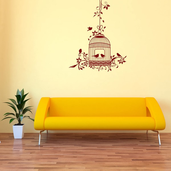 Romantic Bird Cage Wall Decal Free Shipping Today