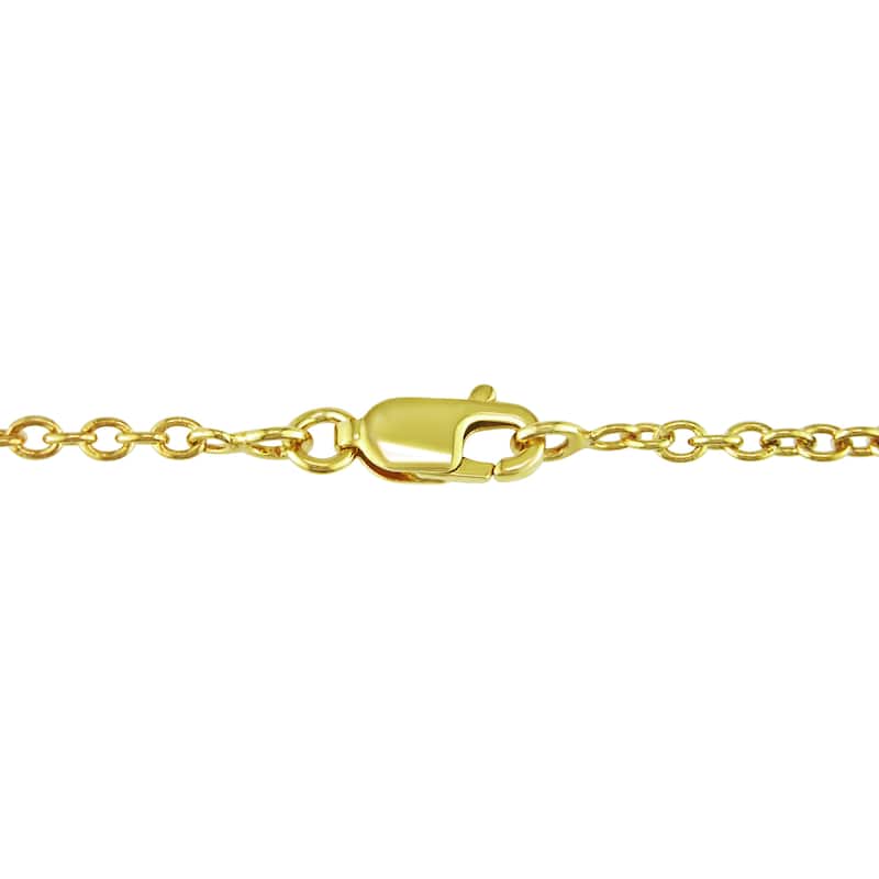 Miadora 22K Yellow Goldplated Silver Rutilated Quartz Yard Necklace