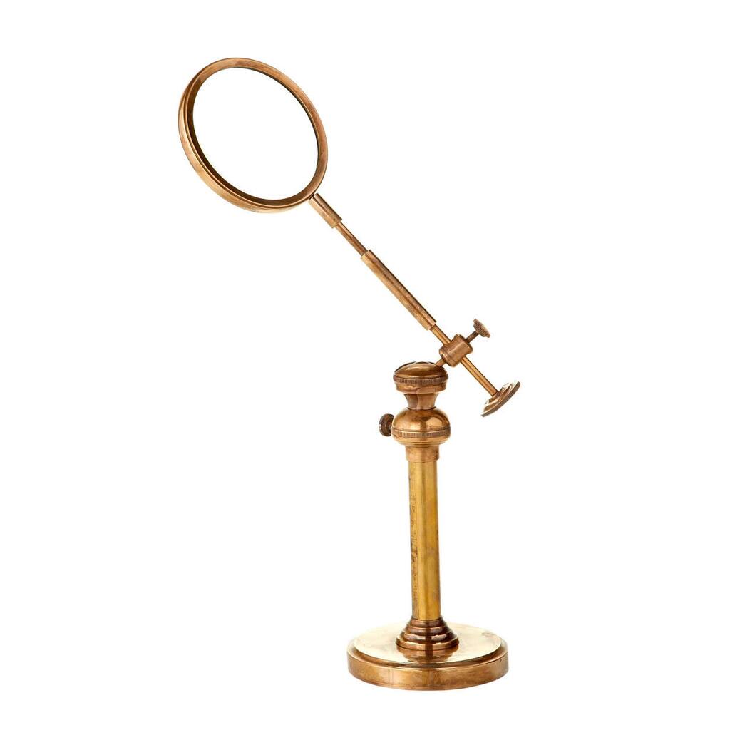 Brass Table Top Magnifier