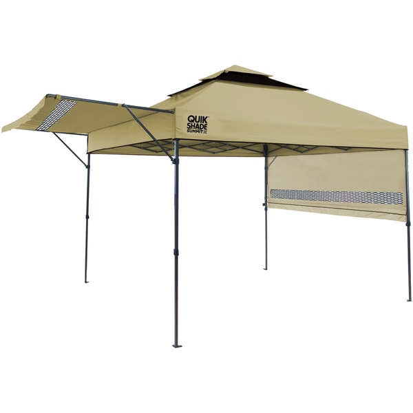 Quik Shade Summit X Instant Canopy with Adjustable Dual Half Awnings