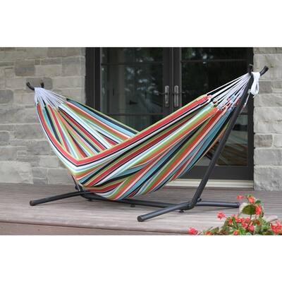 Sunbrella Confetti 9-foot Hammock with Stand
