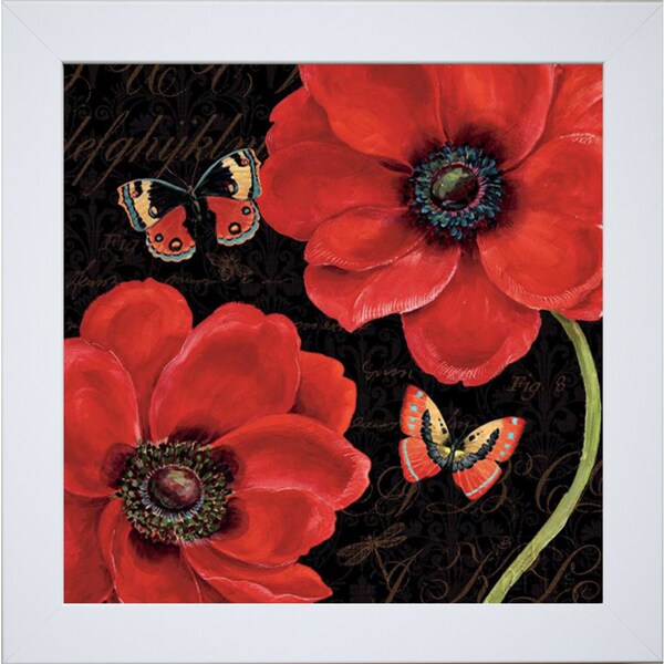 Shop Daphne Brissonnet 'Petals and Wings II' Framed Artwork - Multi ...