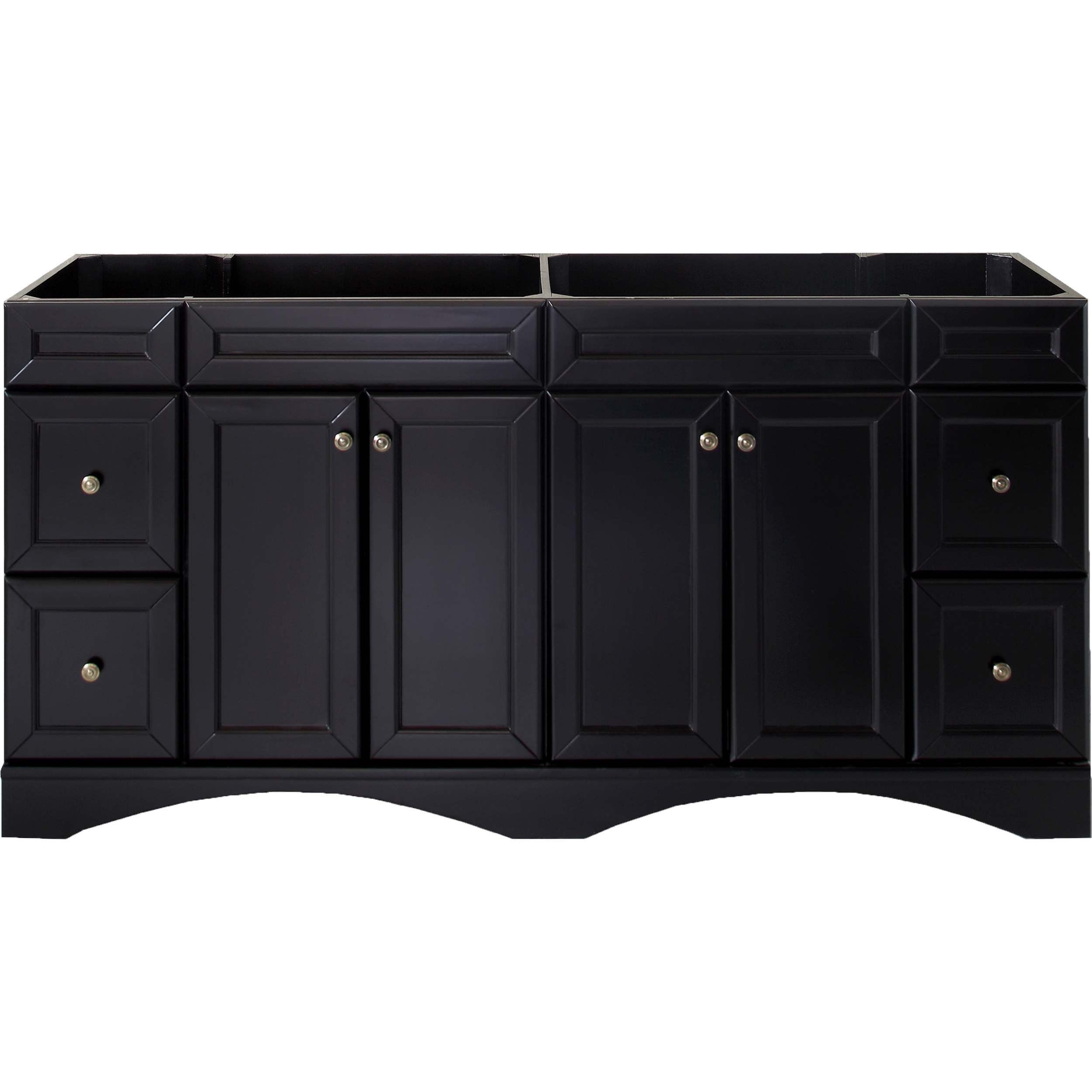 Shop Virtu Usa Talisa 72 Inch Double Sink Espresso Vanity Cabinet