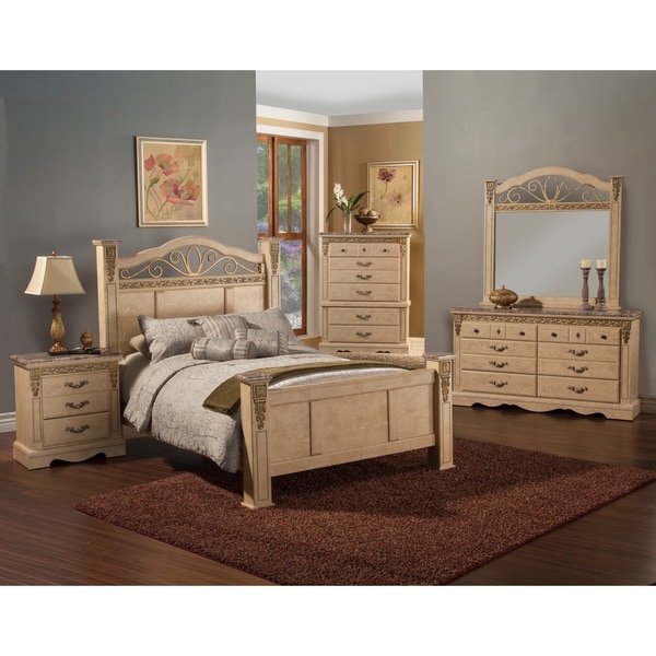 Sandberg Furniture Belladona Palace Bedroom Set  