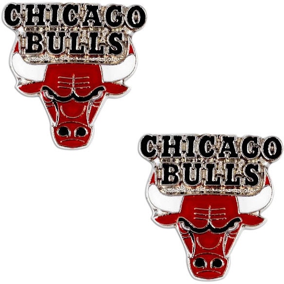 NBA Team Logo Post Stud Charm Earring Set