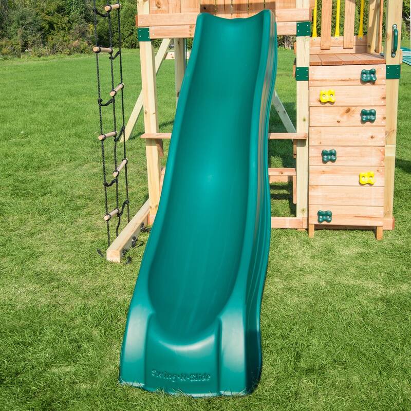 Swing-N-Slide Green Alpine Wave Slide - Mounts to 54" to 60" Platforms