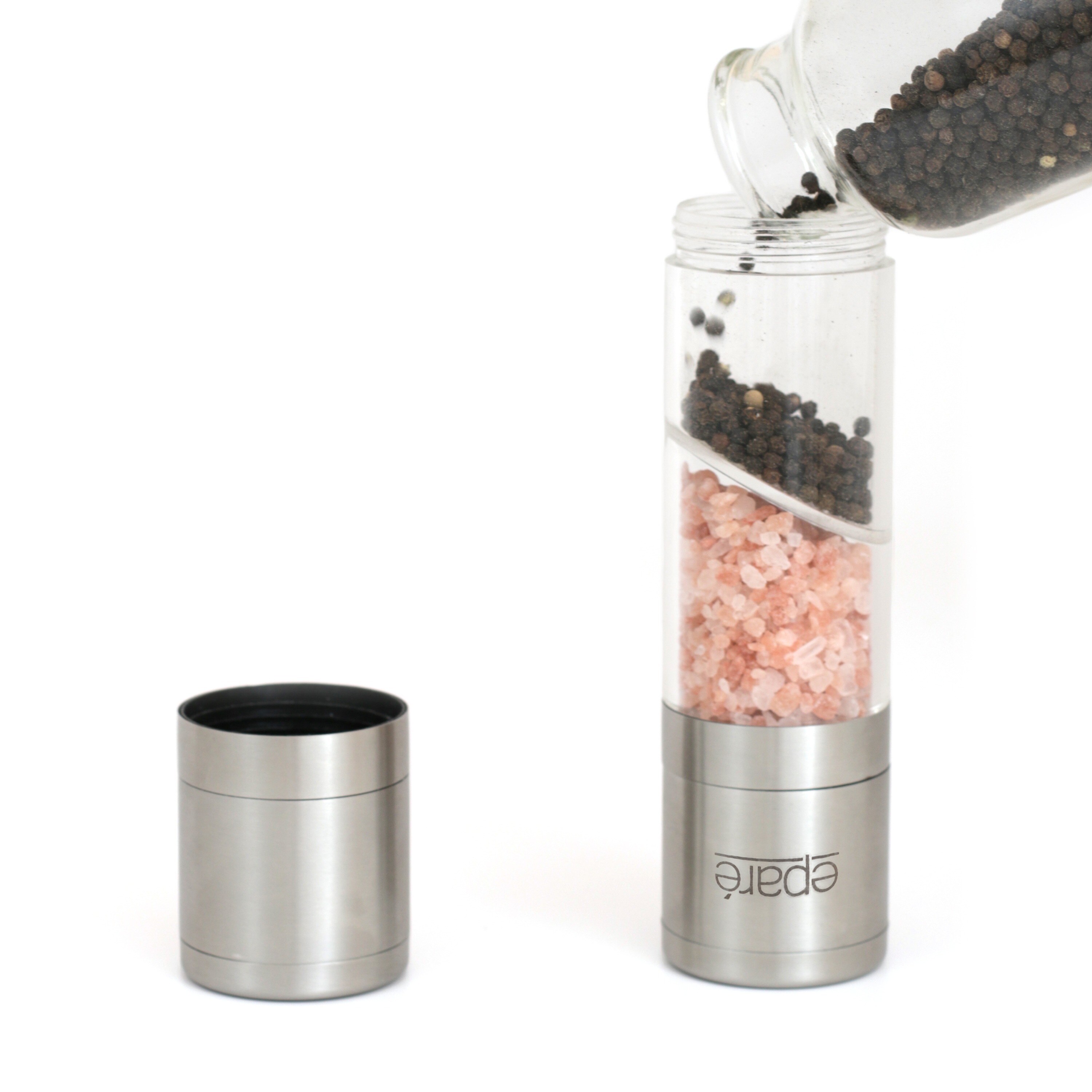 dual salt and pepper grinder