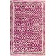 preview thumbnail 5 of 32, Hand-Knotted Katrine Indoor Wool Area Rug Pink/Beige - 5' x 8' - Rectangle