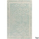 preview thumbnail 8 of 32, Hand-Knotted Katrine Indoor Wool Area Rug Teal/Beige - 5' x 8' - Rectangle