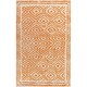 preview thumbnail 6 of 32, Hand-Knotted Katrine Indoor Wool Area Rug Orange - 5' x 8' - Rectangle