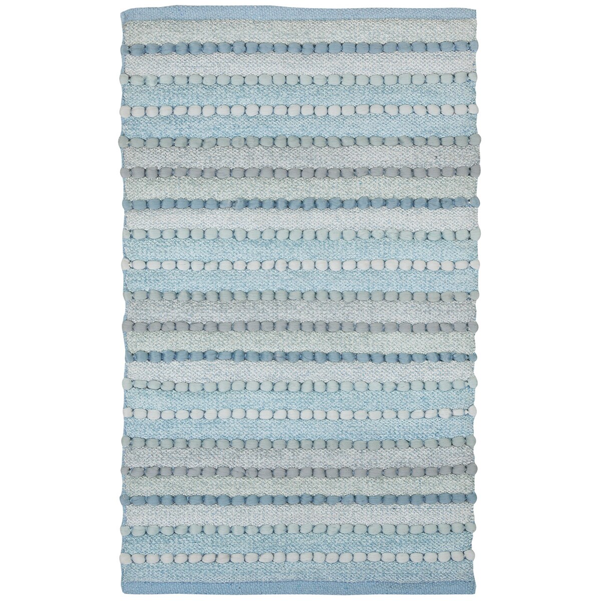 Shop Grand Bazaar Ashley Baby Blue Area Rug 3'6 x 5'6 Free Shipping Today