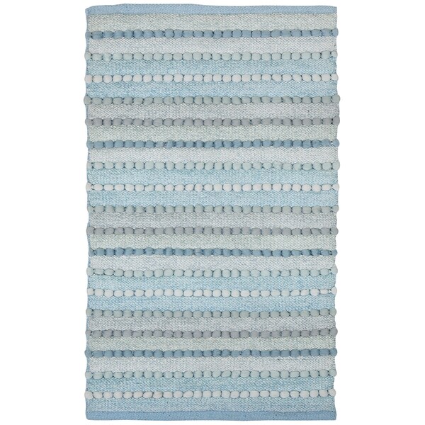Shop Grand Bazaar Ashley Baby Blue Area Rug 3'6 x 5'6 Free Shipping Today